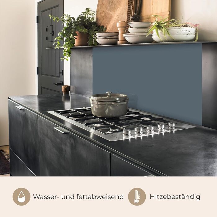 Кухонний фартух 60x250 см, самоклеючий фартух, кухонний фартух, кухонний фасад, самоклеючі кухонні фартухи - Осінь (кольори - Синій, 60 x 100 см)