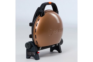 КОМПЛЕКТ Портативний переносний газовий гриль O-GRILL 500, бронзовий + шланг в подарунок! Код: 011674