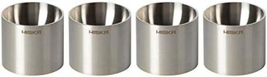 Набір з 4 підставок для яєць, нержавіюча сталь HISKA