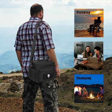 Термосумка 12,3 л чорна Bunnychic