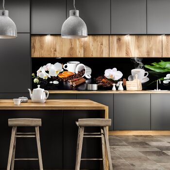 Кухонный фартук защита от брызг 180 х 60 см wandmotiv24