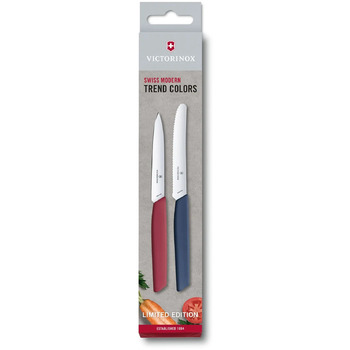 Кухонный гарнитур Swiss Modern Paring Set 2шт с цветными ручками (2 ножа) в подарок. упаковывать. (огр. изд. 2022 г.)