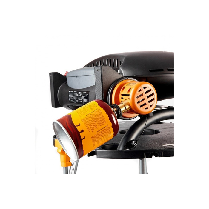 КОМПЛЕКТ Портативный переносной газовый гриль O-GRILL 500, красный+шланг в подарок! Код: 011676