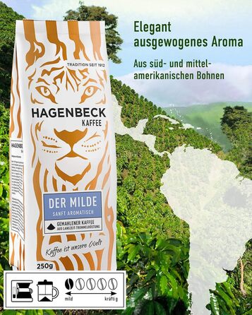 Кава - Кав&39ярня - Смажена кава - Мелені кавові зерна - 250 г - 100 арабіка - Ароматна - Традиційна кавова суміш (Подарунковий набір (5 упаковок), 250 г (5 упаковок))