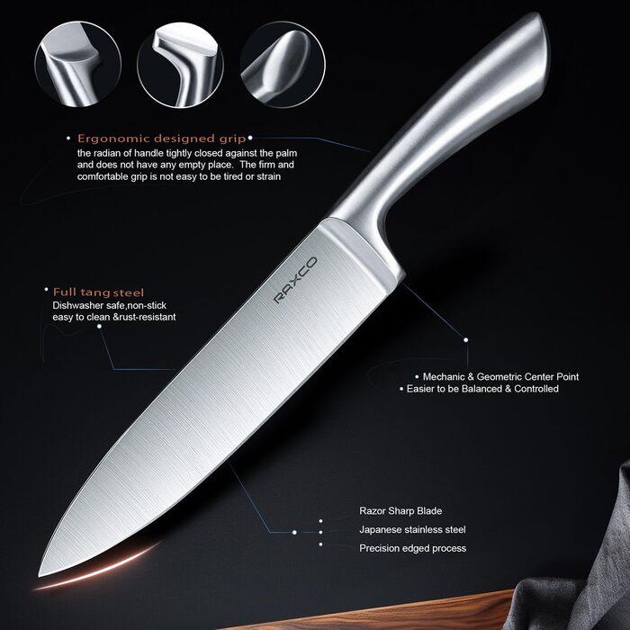 Набор ножей 18 предметов из нержавеющей стали RAXCO