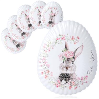 Набір тарілок до Великодня 6 шт com-four