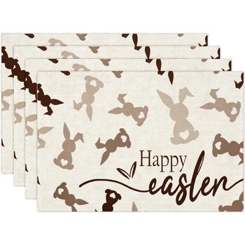 Набір з 4 серветок для столу 32 х 45 см Luzzxfa