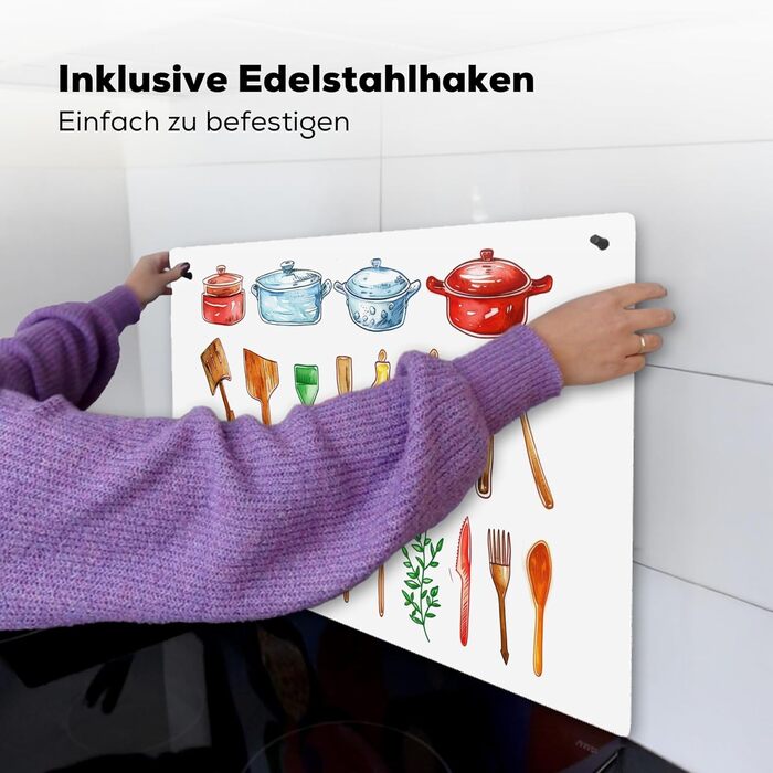 Фартух для плити, кухонний фартух, вініл, 78x52 см, декор для кухні, облицювання стіни, кришка плити - сіро-чорна (кухня - креслення, 52,7Д x 91,6Ш см)