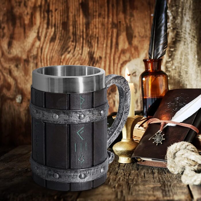 Термокружка для пива 550 мл Viking Rune VOSSOT