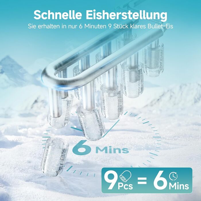 Компактный льдогенератор 12 кг/день 1,2 л EUHOMY