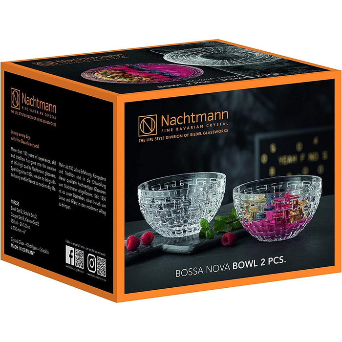Набір салатниць 15 см, 2 предмети, Bossa Nova Nachtmann