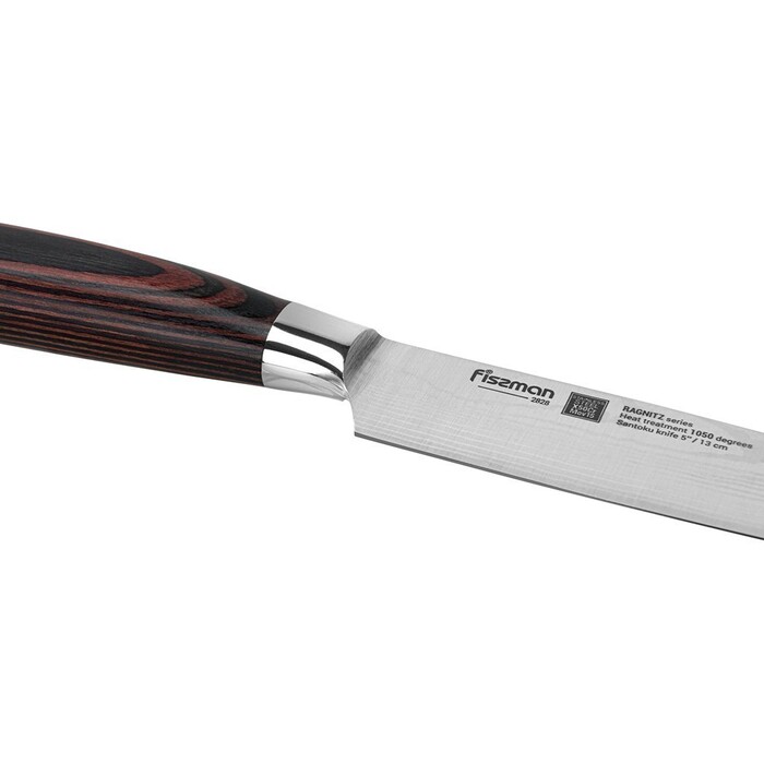 Ніж Fissman сантоку RAGNITZ 13 см X50CrMoV15 сталь (2828)