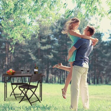 Розкладний стіл 120 х 60 х 74 см Relaxdays