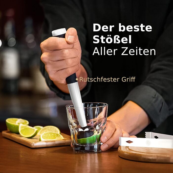 Набір для коктейлів преміум-класу 12 предметів білий BarDeluxe