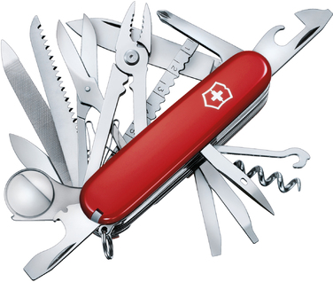 Ніж Victorinox Swisschamp 91мм/33функ/черв