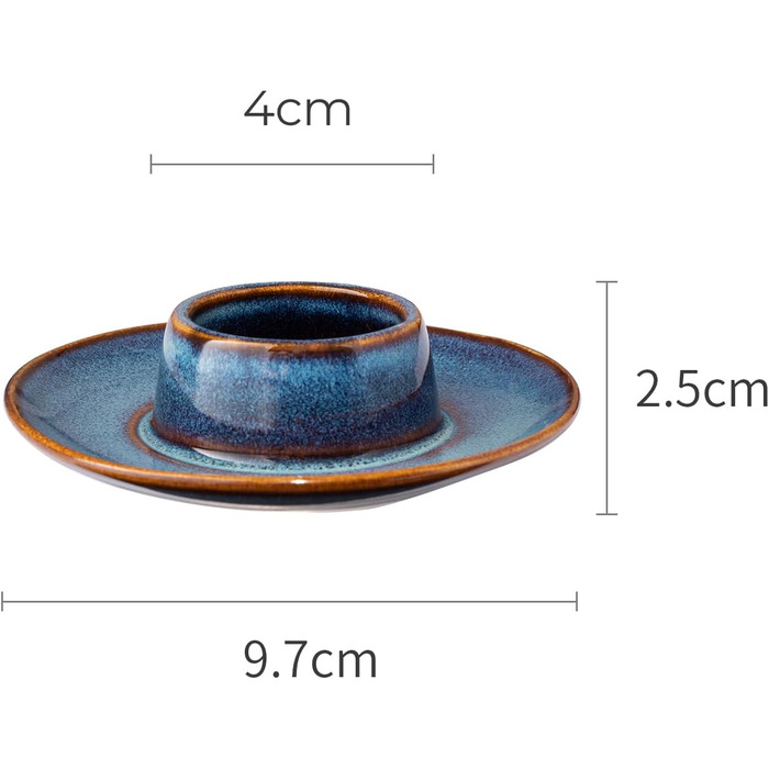 Порцелянові підставки для яєць 4 шт Bluweet