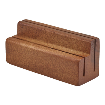 Меню-холдер 14*5*6 см, дерев'яний, акація, GenWare