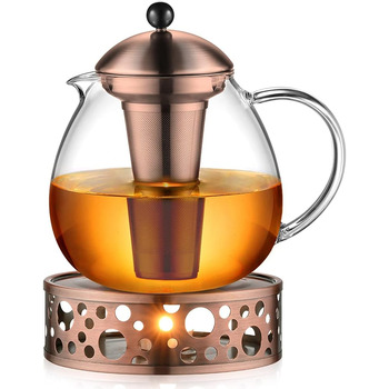 колір: бронзовий чайник type5 з підігрівачем