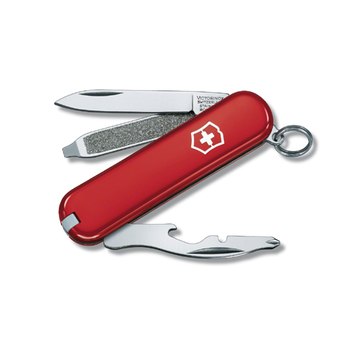 Нож швейцарский 9 функций, 58 мм, красный Victorinox Rally