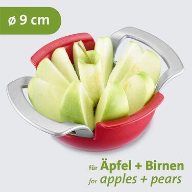 Слайсер для яблук і груш Westmark/серцевина для фруктів, ø 9 см, алюміній/нержавіюча сталь, срібло, 51102260 (Divisorex Special Peeler)