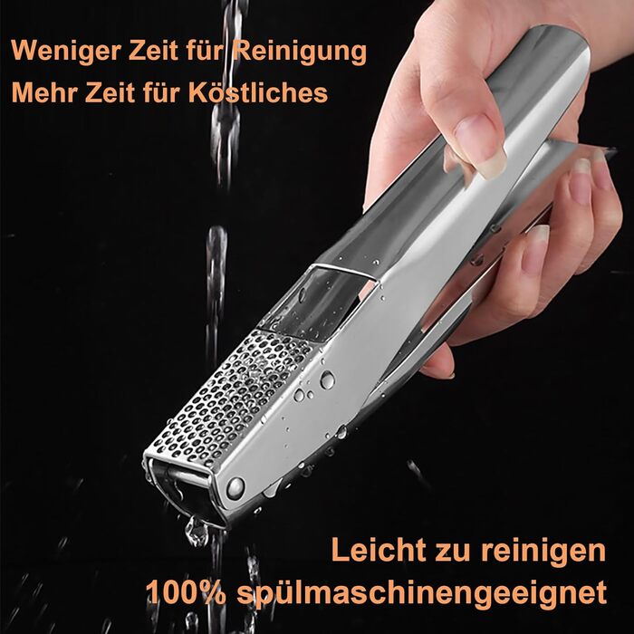 Премиум пресс для чеснока из нержавеющей стали KAITION