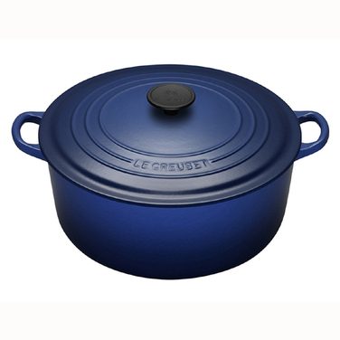 Каструля / жаровня з кришкою 26 см, синя Le Creuset