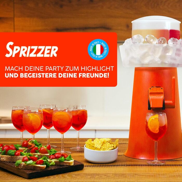 Диспенсер и миксер для приготовления коктейлей со льдом 3 л Sprizzer