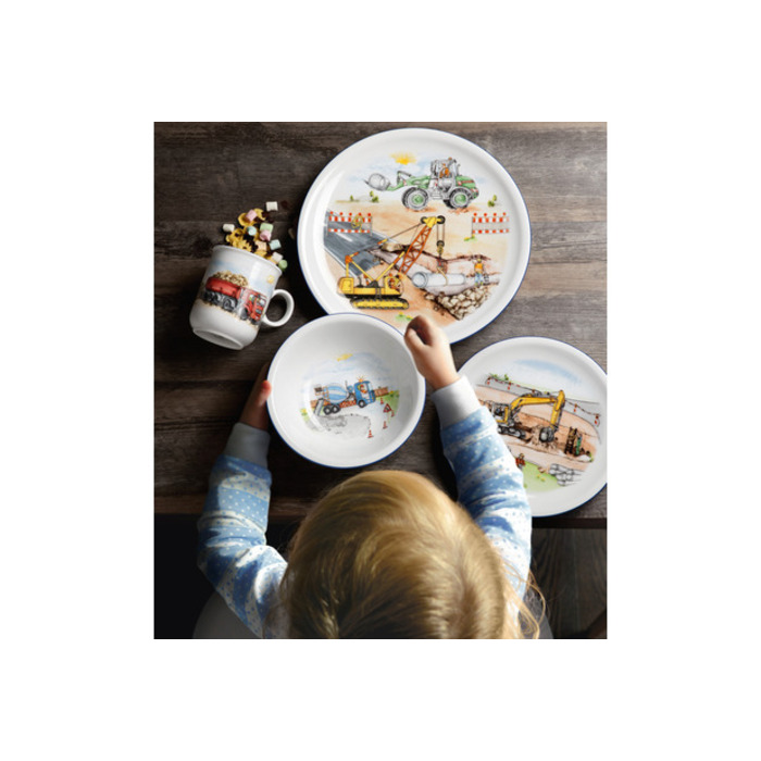 Набір дитячого посуду 3 предмета Auf der Baustelle Сompact Seltmann Weiden