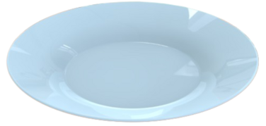 Тарелка суповая Luminarc Plumi Paradise Blue (7008763)
