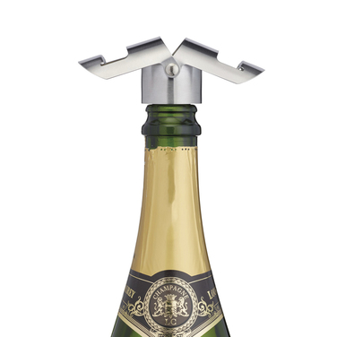 Пробка для бутылки шампанского Kitchen Craft BAR CRAFT WINE STEEL, серебро