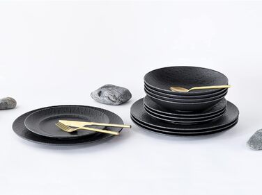 Серія Slate чорний, набір посуду, 16 предметів (стиль обіднього сервізу 2), 20539
