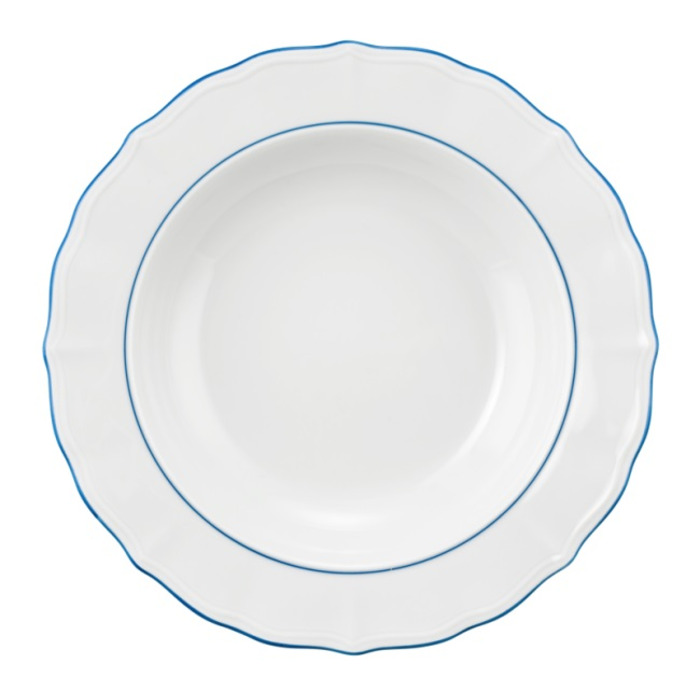 Набір тарілок на 6 персон, 12 предметів, Sonate Blue Lines Seltmann Weiden