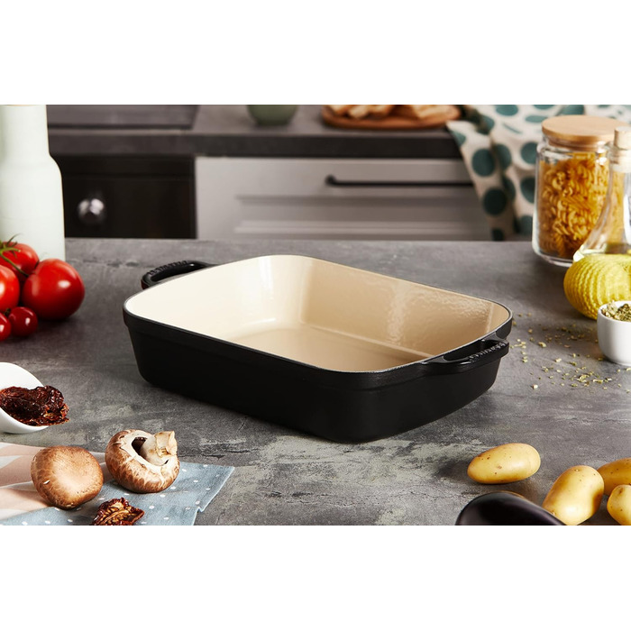 Форма для запекания прямоугольная 33 см, матово-черный Signature Le Creuset