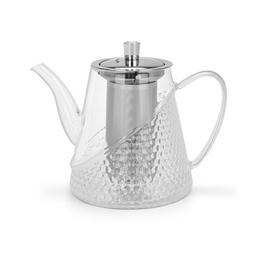 Чайник для заварювання Fissman 1000 мл зі сталевим фільтром жаростійке скло (9173)