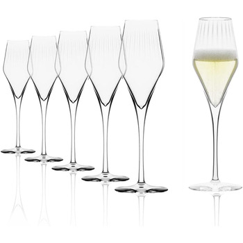 Набор бокалов для белого вина из 6 шт. / Хрустальный бокал для вина / Бокал для белого вина / Набор бокалов для вина высокого качества / Бокалы для вина Stlzle (бокалы для шампанского)
