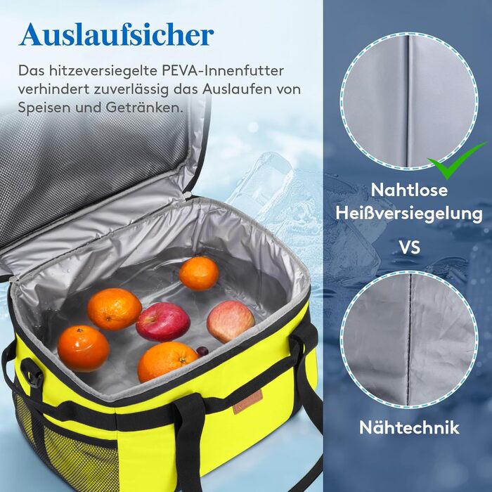 Термосумка 30 л яблучно-зелений Lifewit