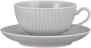 Чайний сервіз на 6 персон, 18 предметів, маленький Amina Silbergrau Seltmann Weiden