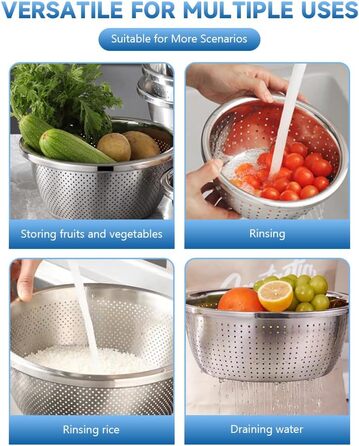 Дуршлаг из нержавеющей стали 30 см MOUMOUTEN