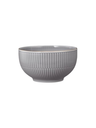 Пиала для хлопьев 15 см, серая с золотистым ободком  Amina Silbergrau Goldrand Seltmann Weiden