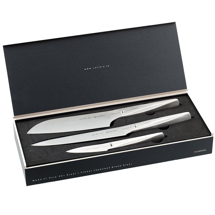 Набір ножів Chroma P-529, 3 предмети (P-05, P-02, P-09)