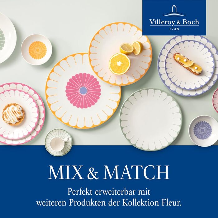 Миска для пасти 620 мл зелений Fleur Villeroy & Boch
