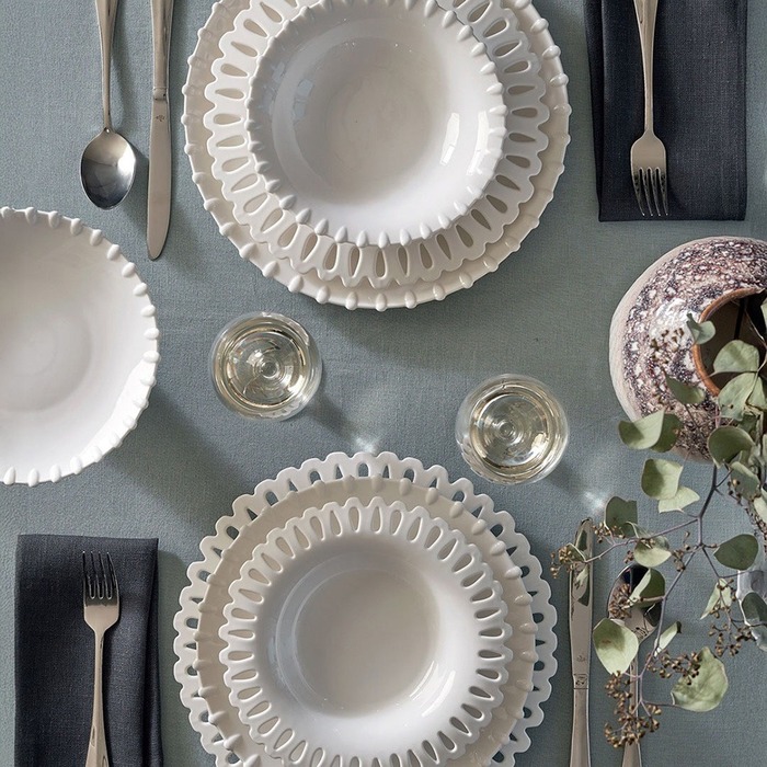 Блюдо сервировочное La Porcellana Bianca GIULIETTA, фарфор, диам. 32 см