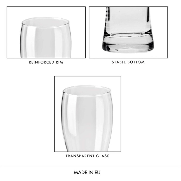 Набор пивных бокалов 6 шт 500 мл Krosno