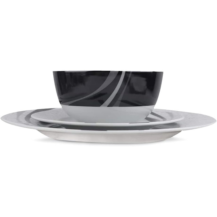 Набір посуду Kitchen-Profi Basics, 18 предметів, для 6 осіб (Swirl)