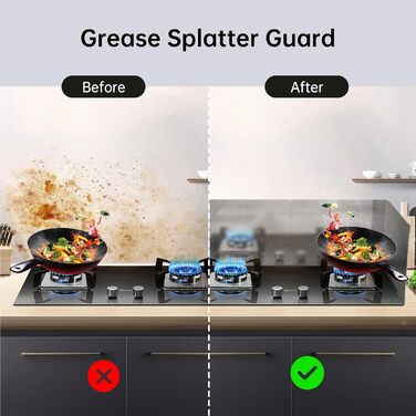 Защита от брызг жира для плиты 40 х 40 см Linone