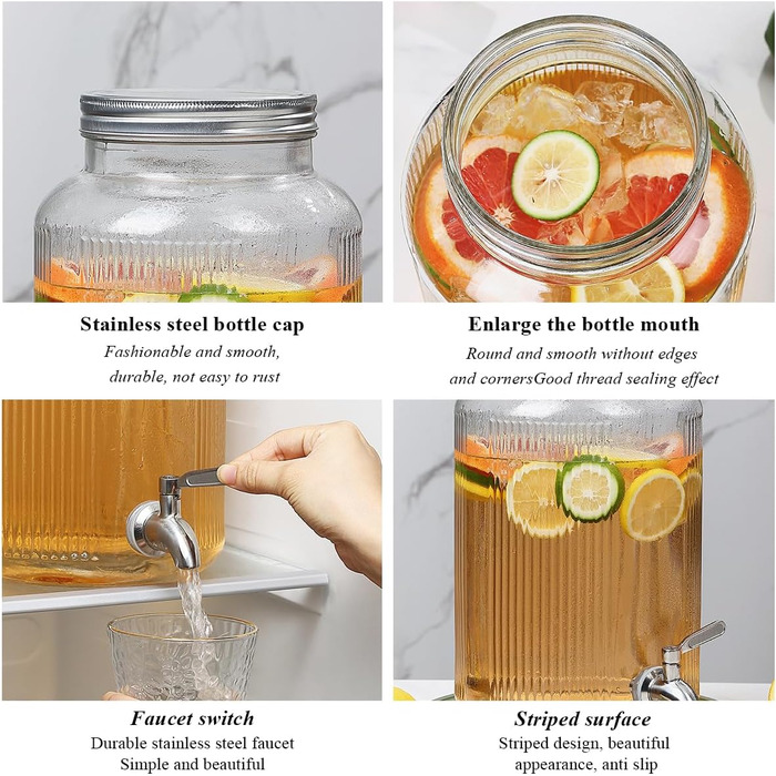 Диспенсер для напоїв з краном 5,5 л Evanda