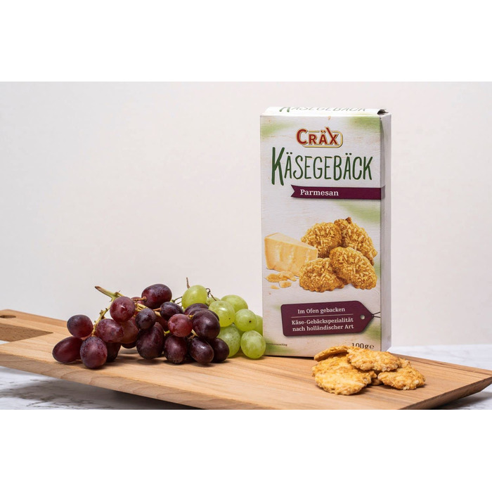 Хрусткі цукерки Crx Ksegebck 100 г, 10 шт. в упаковці (10 x 100 г) (10 шт. в упаковці - пармезан)