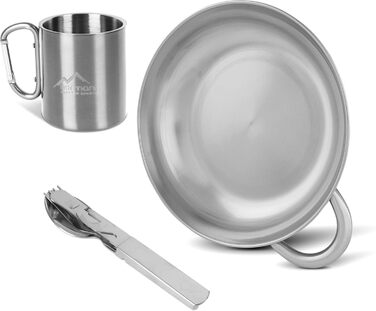 Набір туристичного посуду 6 предметів normani