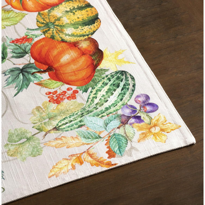 Бавовняні килимки для серветок, набір з 4 шт. , декоративні килимки для серветок, пасхальні килимки, що миються, для свят, вечерь, весни, літа (33 см x 48 см) (17 - Lumina), 39Hermine 100