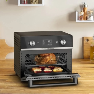 Tefal Мультипіч Easy Fry Oven Multifunctional, 1800Вт, механічне керув., 10 програм, пластик, чорний